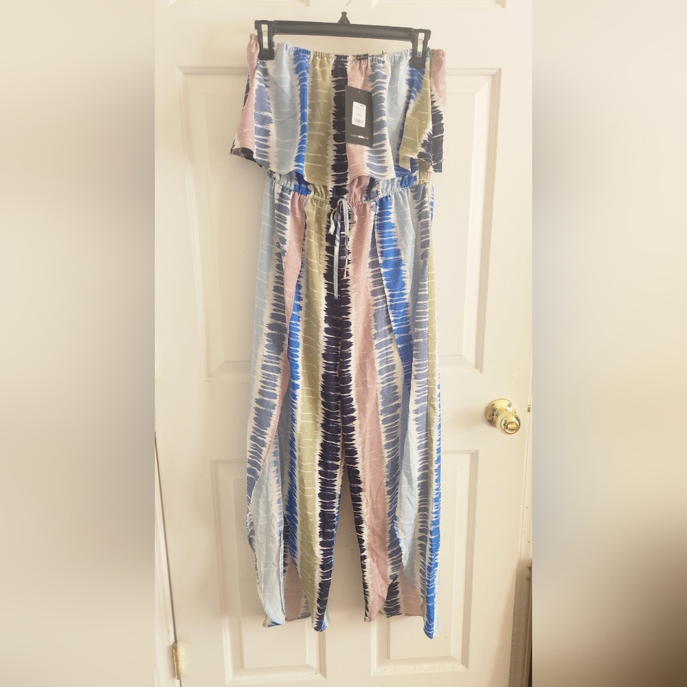 Real groove tie dye jumpsuit